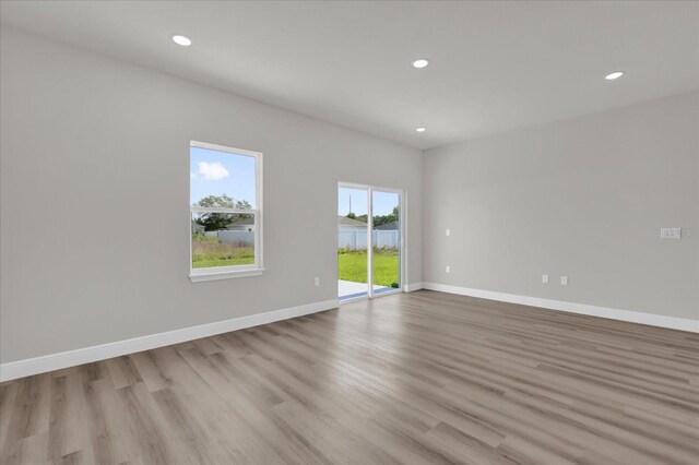 4683 SW 136th St, Ocala, FL 34473 - unfurnished room featuring recessed lighting, light wood-type flooring, and baseboards