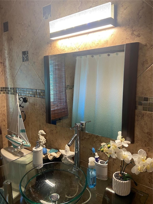 bathroom with a sink