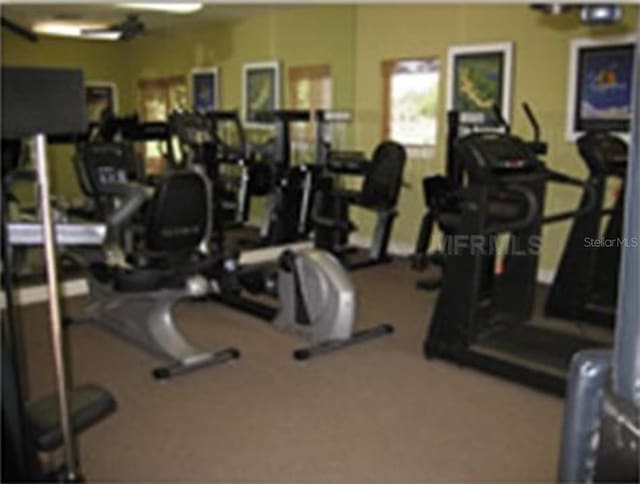 view of exercise room