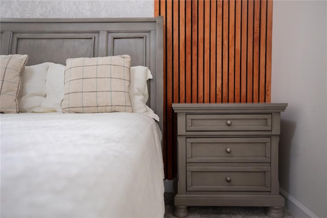 bedroom featuring carpet flooring