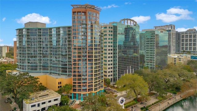 view of property with a view of city