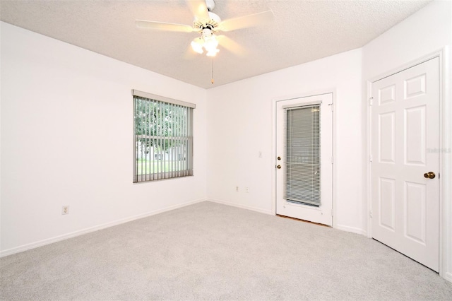 570 Cranes Way Unit 248, Altamonte Springs, FL 32701 - carpeted empty room featuring ceiling fan, a textured ceiling, and baseboards