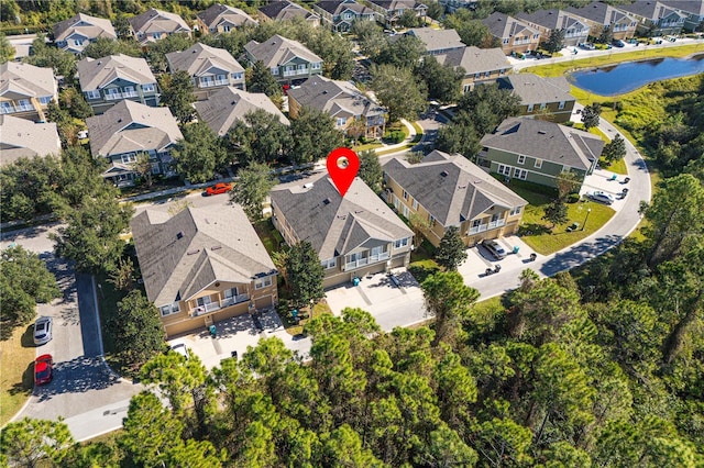 10759 Gran Paradiso Dr Unit S, Orlando, FL 32832 - drone / aerial view featuring a water view and a residential view