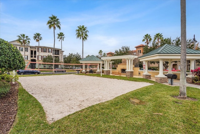 11434 Jasper Kay Ter Unit 306, Windermere, FL 34786 - view of property's community with a gazebo, a yard, and volleyball court