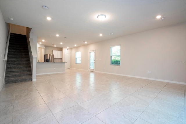 view of unfurnished living room