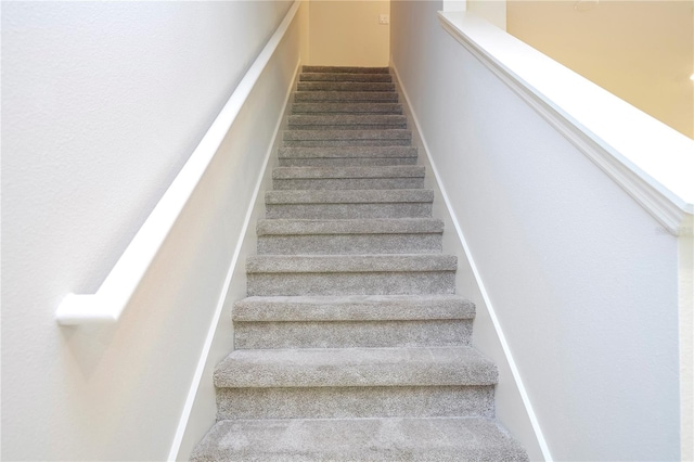 stairs with carpet