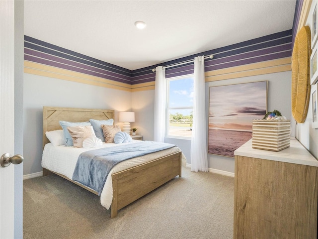 bedroom featuring carpet floors