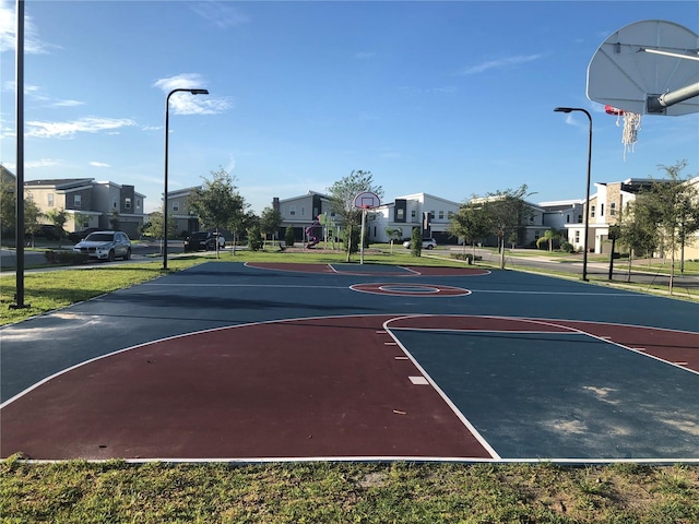 view of sport court