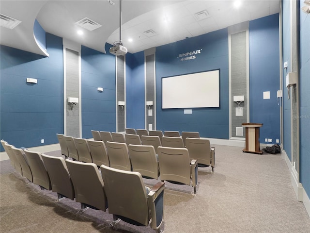 8938 Cabot Cliffs Dr, Davenport, FL 33896 - view of carpeted home theater room