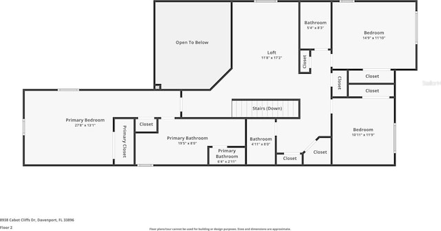 8938 Cabot Cliffs Dr, Davenport, FL 33896 - floor plan / room layout