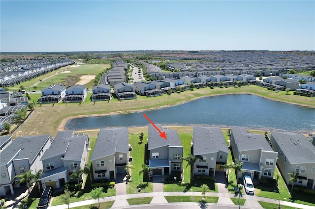 8938 Cabot Cliffs Dr, Davenport, FL 33896 - aerial perspective of suburban area featuring a large body of water