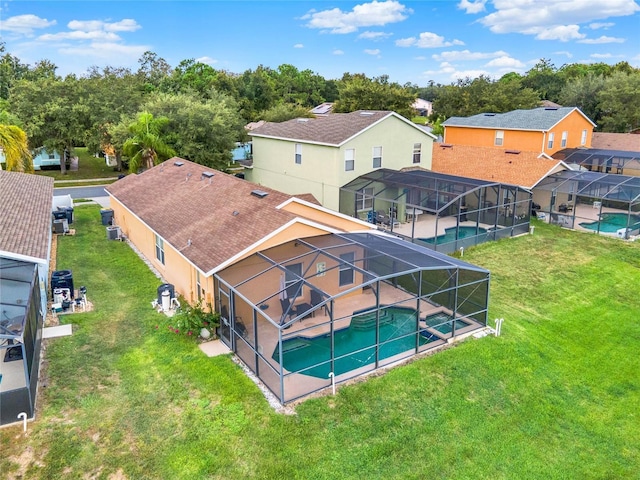188 Ridgemont Ct, Davenport, FL 33896 - aerial perspective of suburban area with a pool