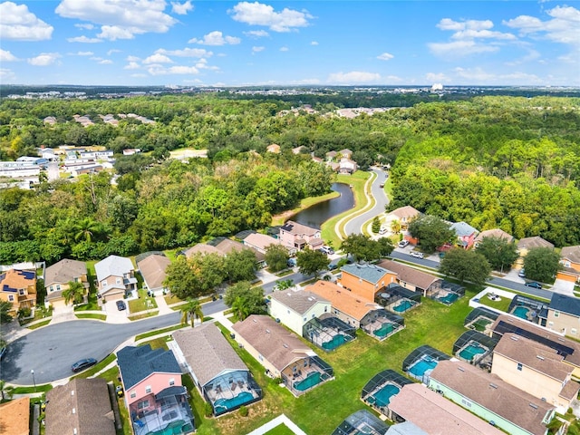 188 Ridgemont Ct, Davenport, FL 33896 - aerial overview of property's location with a nearby body of water and nearby suburban area