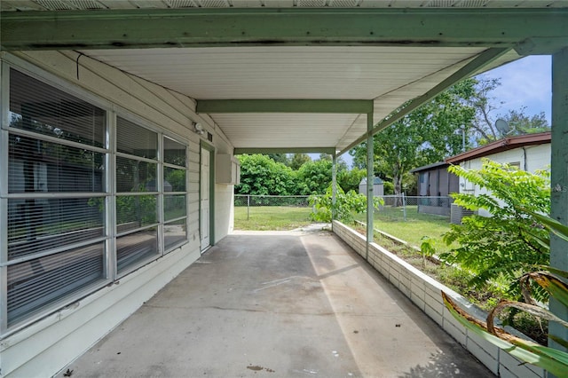 view of patio