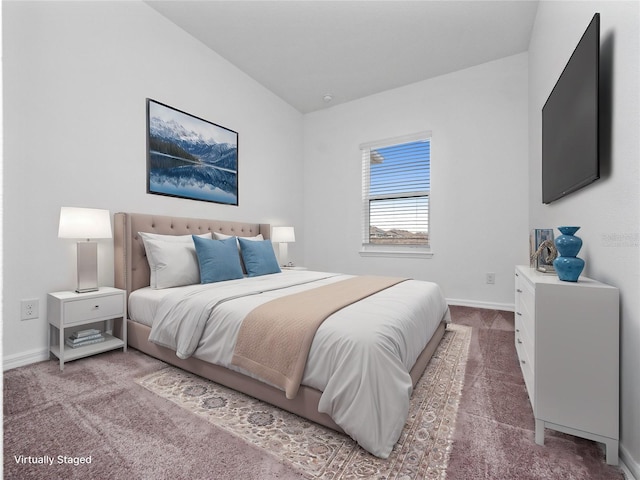 bedroom featuring carpet flooring