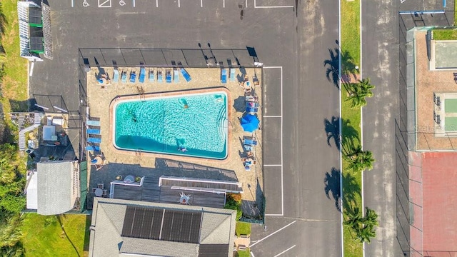 3150 N Atlantic Ave Unit 3-550, Cocoa Beach, FL 32931 - bird's eye view of a pool area