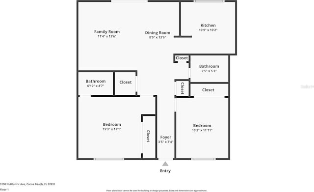 3150 N Atlantic Ave Unit 3-550, Cocoa Beach, FL 32931 - property floor plan
