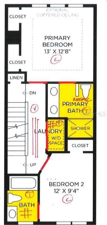 2110 Whitney Marsh Aly, Orlando, FL 32804 - floor plan / room layout