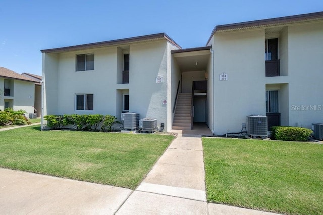 view of property with cooling unit