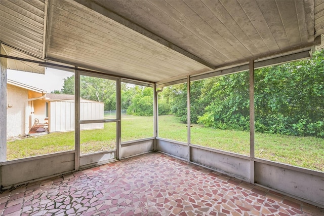 10226 Willow Dr, Port Richey, FL 34668 - view of unfurnished sunroom