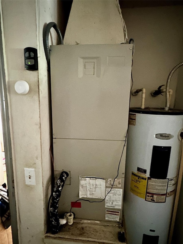 utilities featuring electric water heater