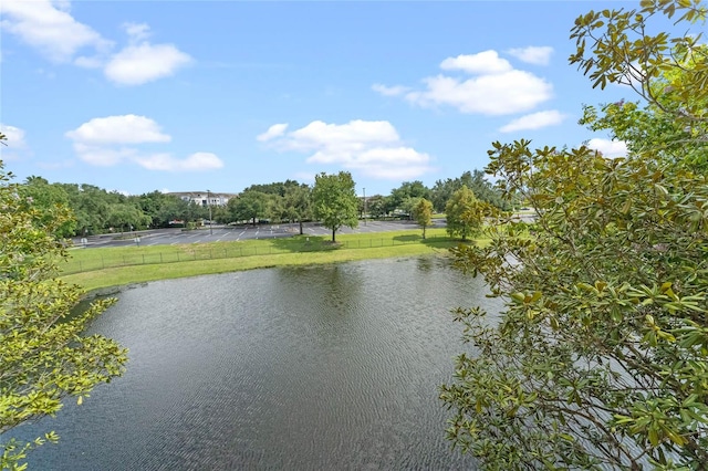 view of water feature