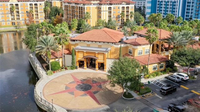12556 Floridays Resort Dr Unit 207-A, Orlando, FL 32821 - bird's eye view featuring a water view