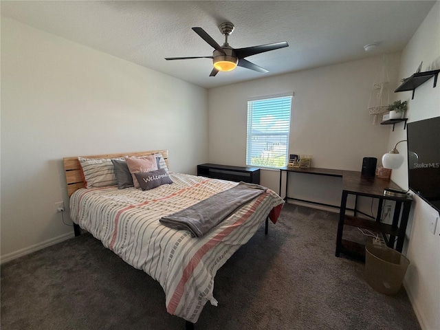 2346 Upland Ln, Apopka, FL 32712 - carpeted bedroom with a ceiling fan and baseboards