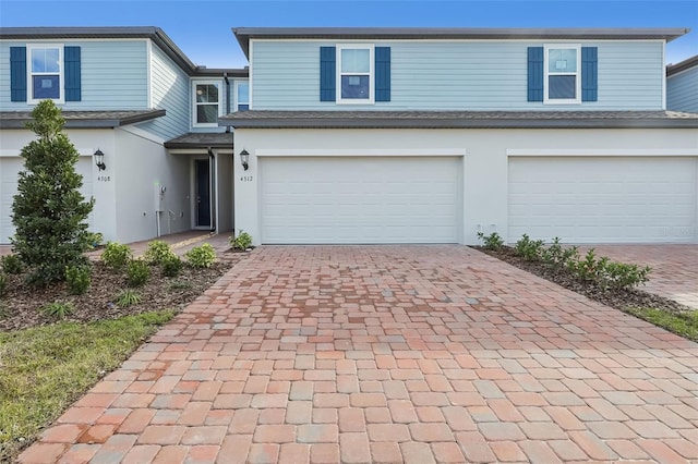 front facade featuring a garage