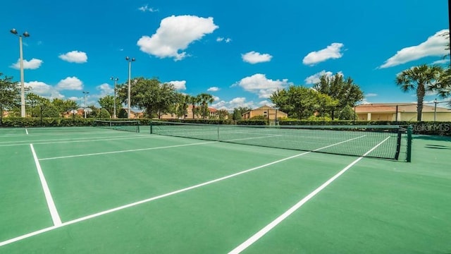 view of sport court