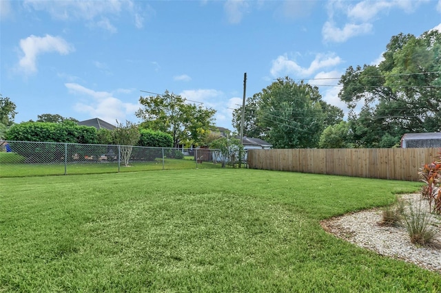 view of yard