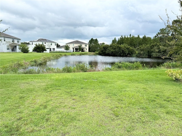 view of water feature