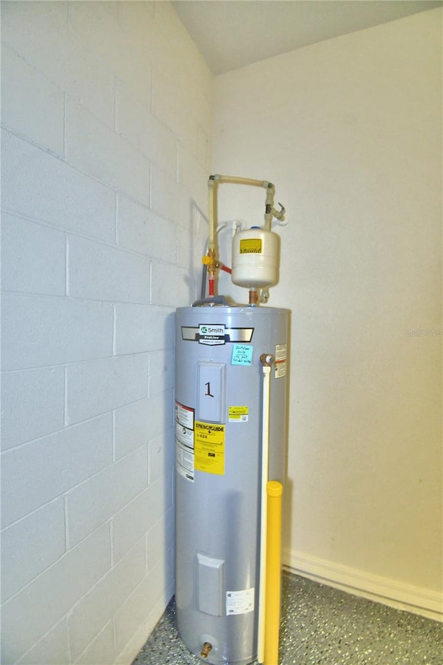 utilities featuring water heater