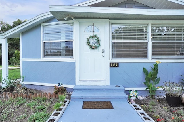 view of property entrance