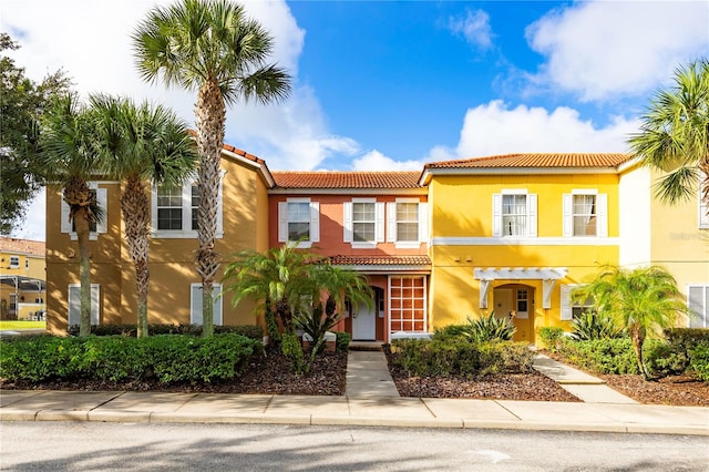 view of mediterranean / spanish house