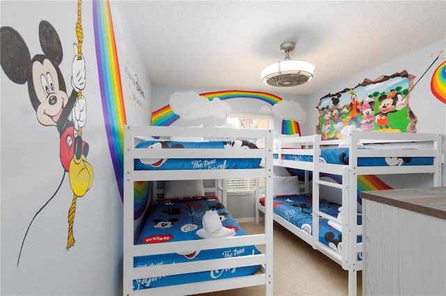 3052 Secret Lake Dr, Kissimmee, FL 34747 - bedroom featuring a textured ceiling and carpet