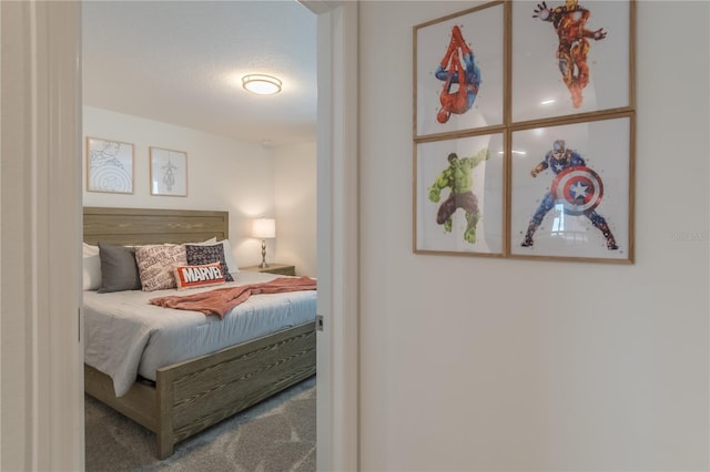 bedroom with carpet flooring