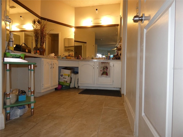 bathroom featuring tile patterned floors