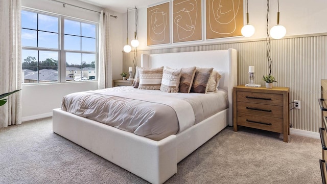 bedroom featuring carpet flooring