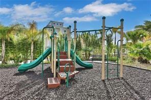 view of jungle gym