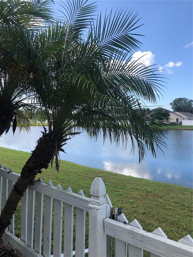 view of water feature