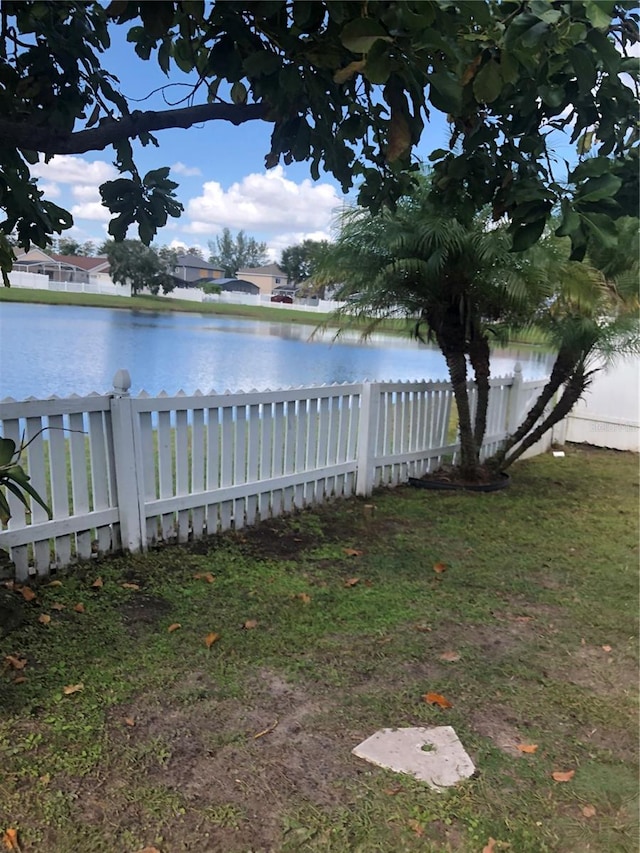 view of water feature