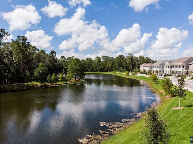 property view of water