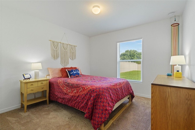 bedroom featuring carpet floors