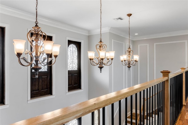 interior details featuring crown molding