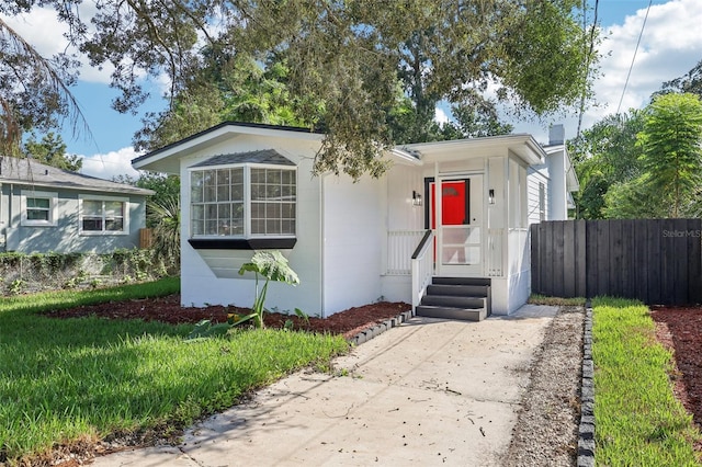 view of front of home