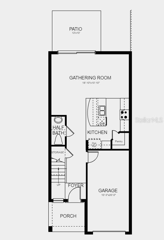 195 River Front Way, Edgewater, FL 32141 - view of home floor plan