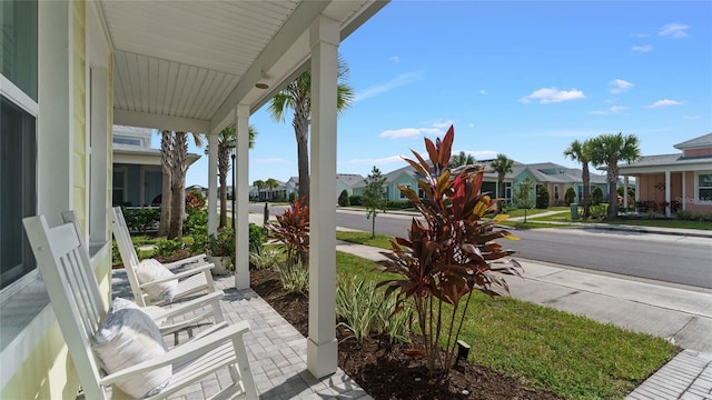 view of patio / terrace with covered porch