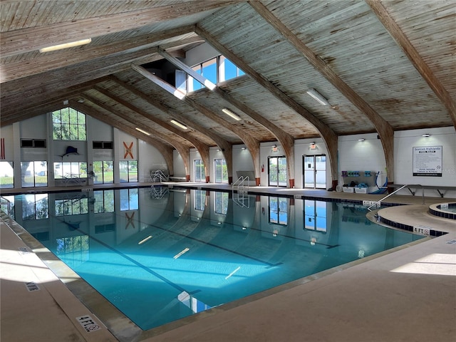 view of pool