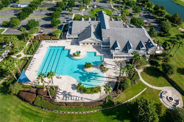 drone / aerial view